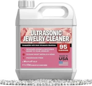 Liquido limpiador para joyas en tinas de ultrasonido